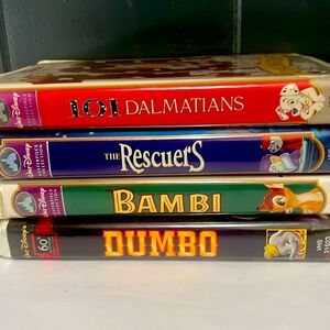 Disney VHS lot three are from the masterpiece.